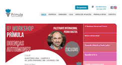 Desktop Screenshot of farmaciaprimula.com.br