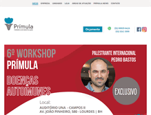 Tablet Screenshot of farmaciaprimula.com.br